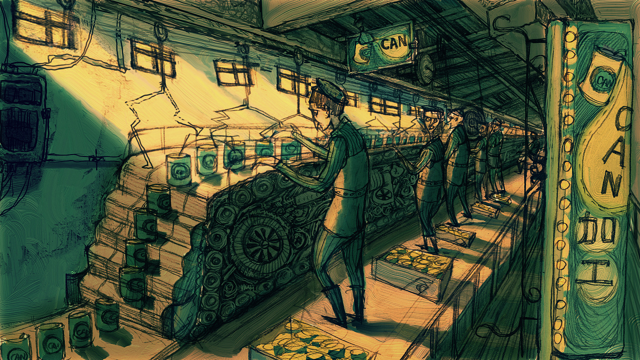 何釩_JAN動(dòng)漫設(shè)計(jì)中的三維罐頭藝術(shù)探索